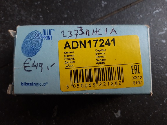 Blue Print ADN17241 / Nokkenas sensor / Camshaft Position Sensor 237311HC1A