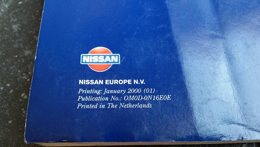 Nissan Almera Instructieboekje /