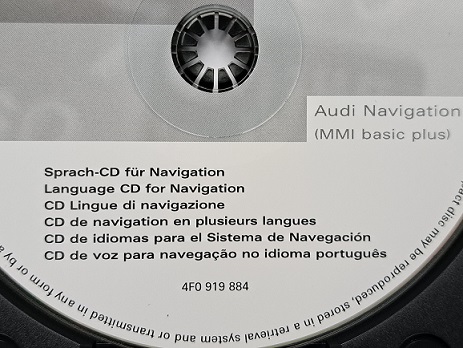 Audi Navigatie MMI Basic Plus - Benelux - 4F0919884