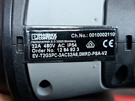 Laadkabel Phoenix Contact 1284923 / Peugeot / Kia Niro