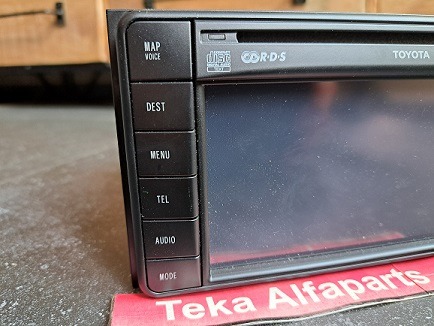 Toyota Avensis / RAV-4 / Verso / Navigatieradio / Multimedia Regelunit / PZ445-00333-01 / 86113-60V860