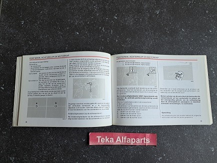 Fiat Tipo - Instructieboekje - Manual - 462.45.351 - 1988