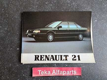 Renault 21 - Instructieboekje - NE 531900791 │ 7711090436