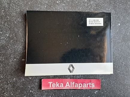 Renault 21 - Instructieboekje - NE 531900791 │ 7711090436