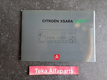 Citroën Xsara Picasso - Instructieboekje - Maual - Audio CD Systeem RDS - AR-N68-NL-31